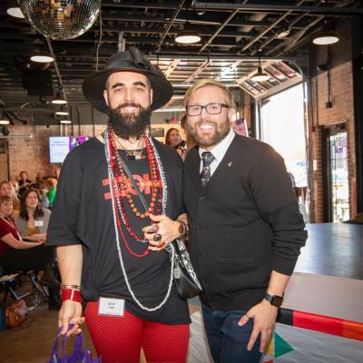 people at event